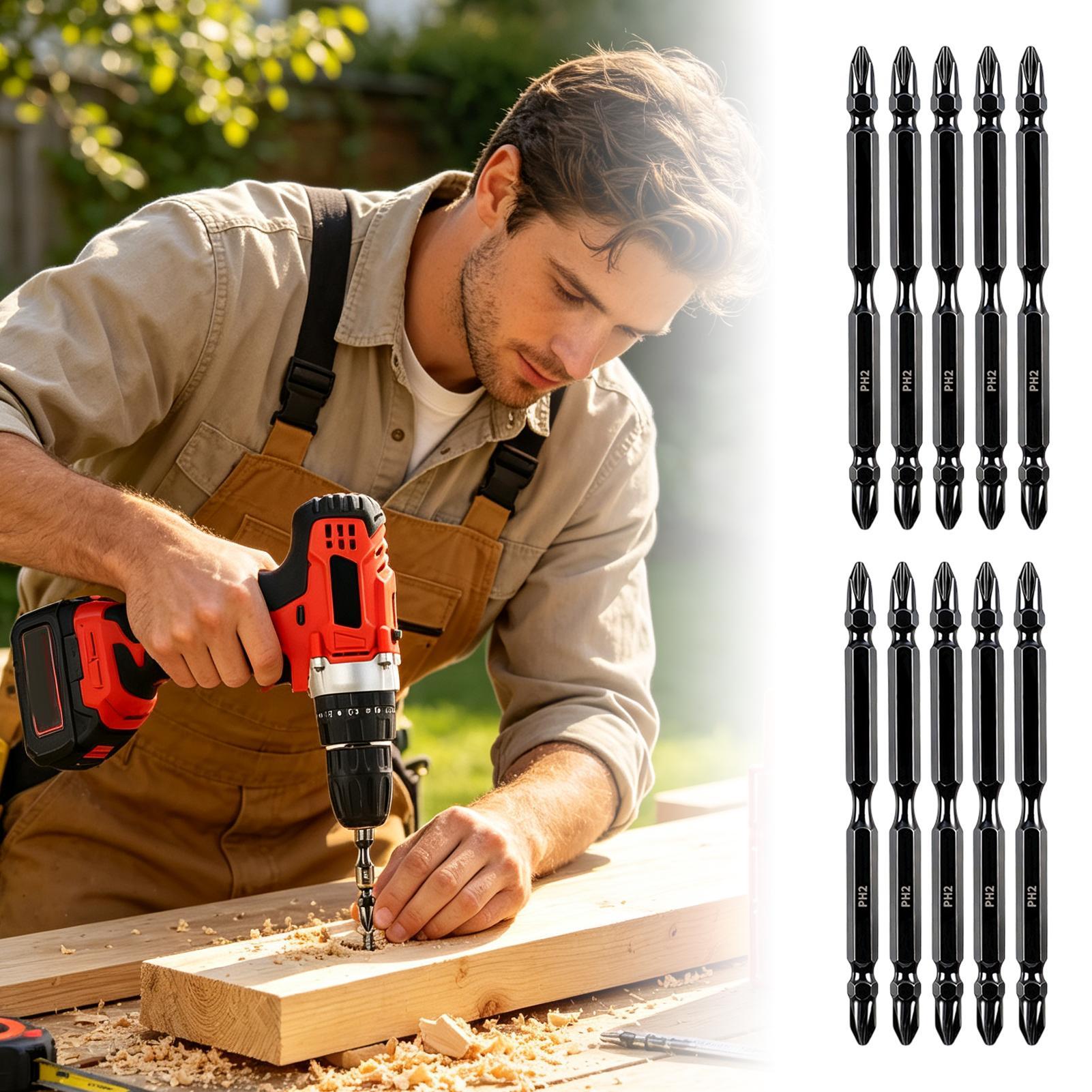 Screwdriver Set Precision - Magnetic Drill Bits Double-Ended Milled Magnetic