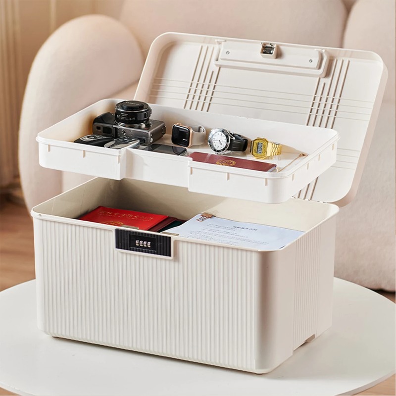 Home Improvement Hardware - ‌Premium Lockable Storage Box for Home