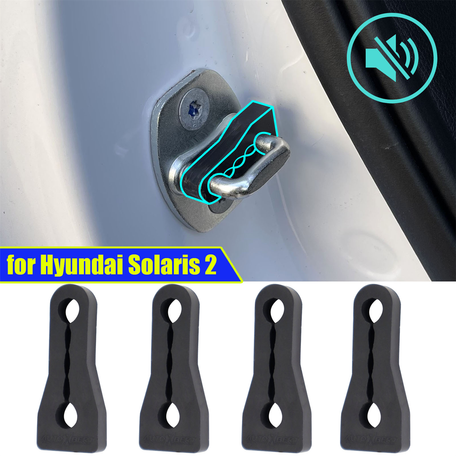Door Stopper Rubber - Door Lock Buffer Damper For Hyundai
