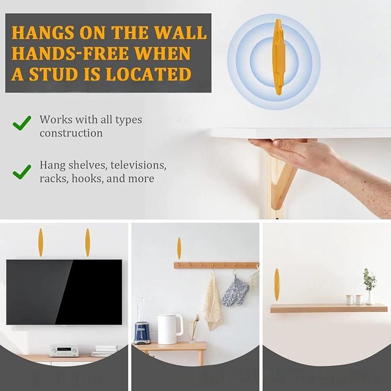 Stud Finder Magnetic - Metal Detector for Drywall & Wood,