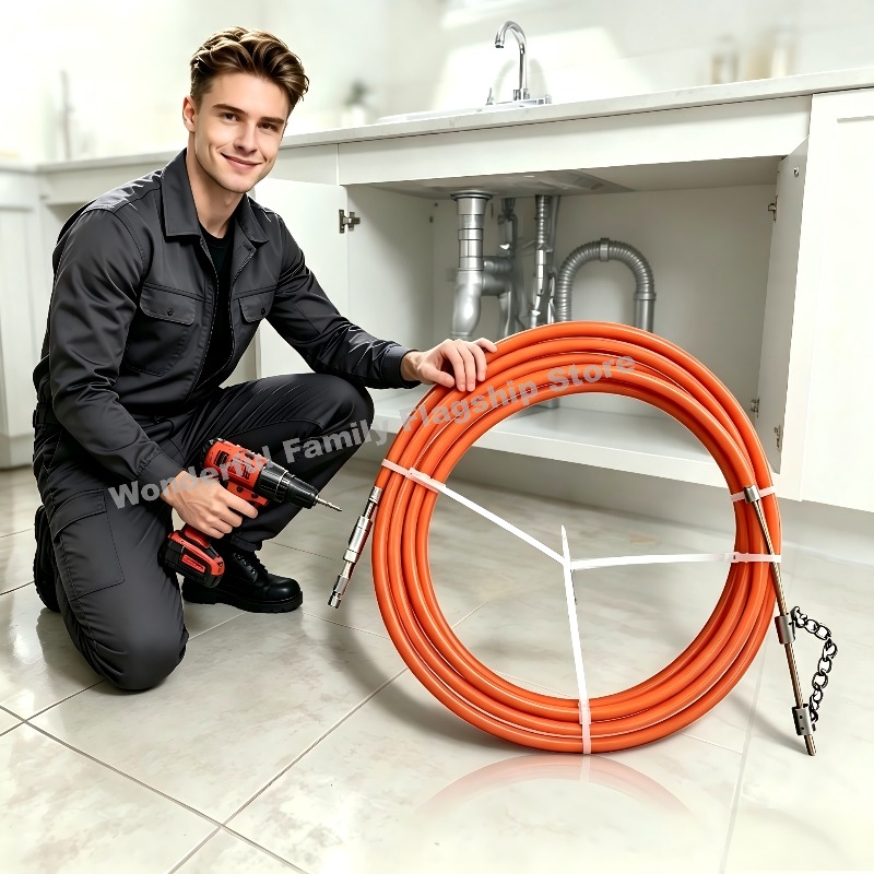 Plumbing Snake Drain - Flexible Drain Auger Plumbing Snake Tool