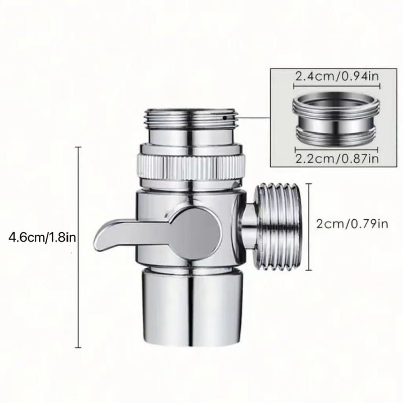 Toilet Flush Valve - M22 M24 Switch Faucet Adapter Water