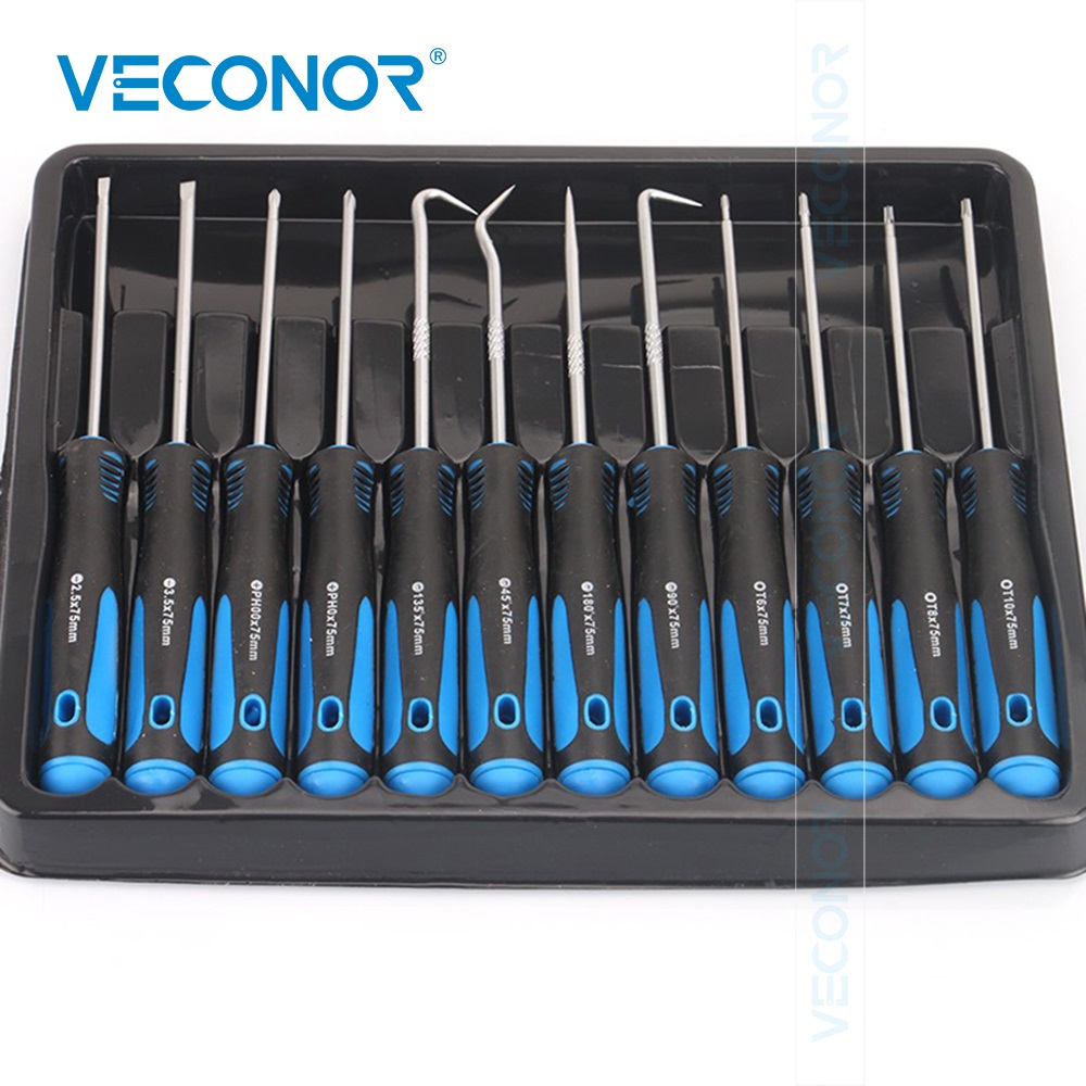 Screwdriver Set Precision - 12PCS Hook Oil Seal Fuel Seal