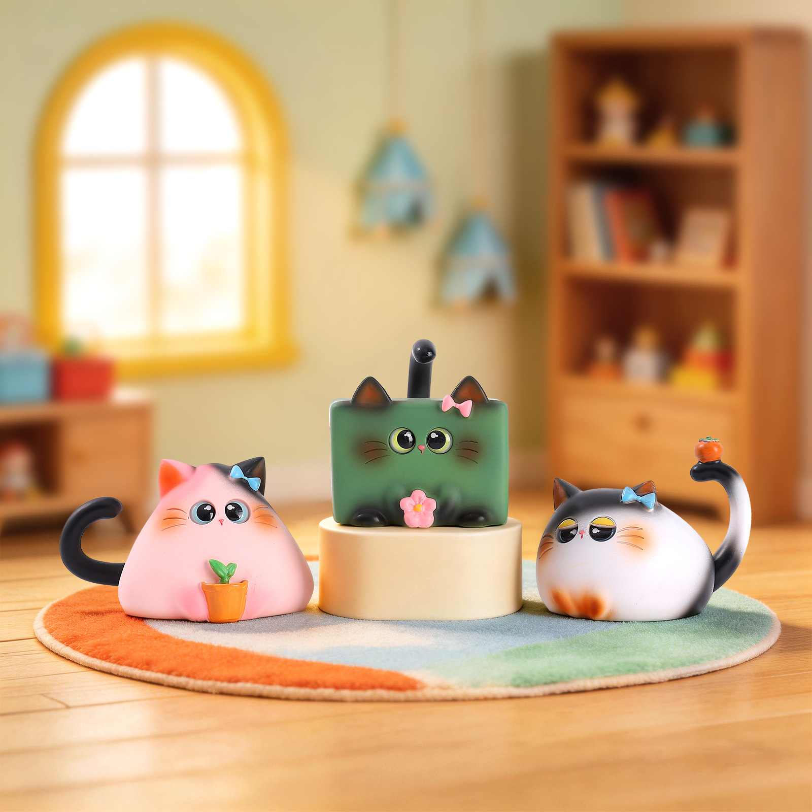 Blind Box Cat Figurine Resin C - đánh giá và giá Home Improvement Hardware