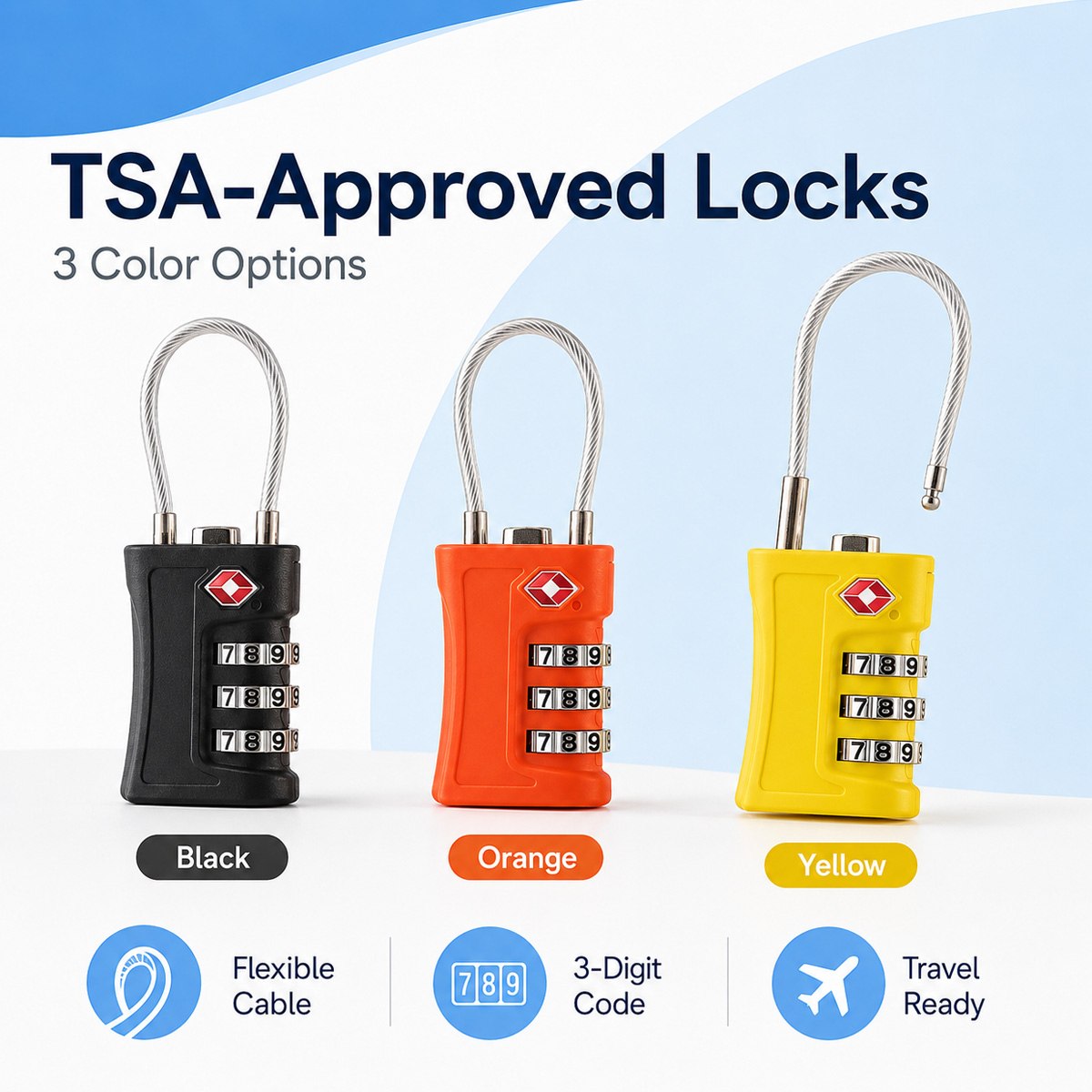 TSA Approved Luggage Lock 3 Di - đánh giá và giá Home Improvement Hardware