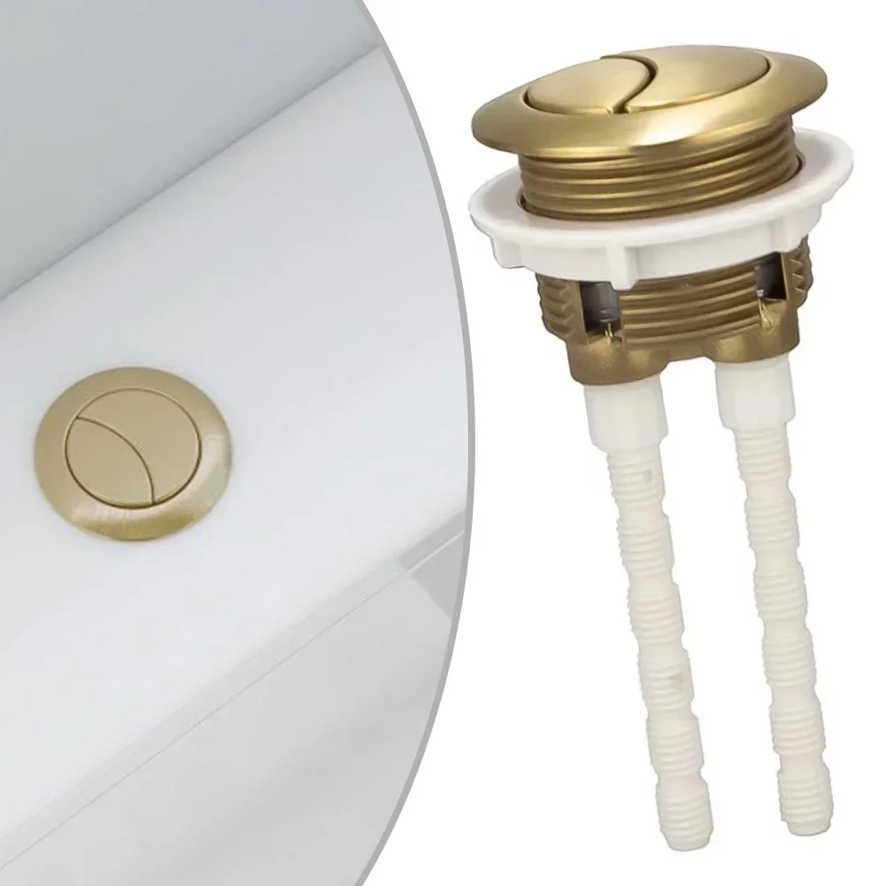 1pcs 38mm Brushed Brass Gold T - đánh giá và giá Toilet Flush Valve