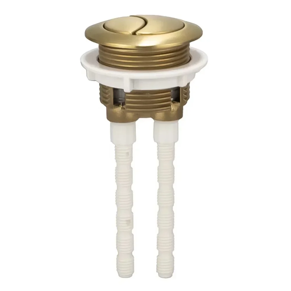 1pcs 38mm Brushed Brass Gold T - đánh giá và giá Toilet Flush Valve