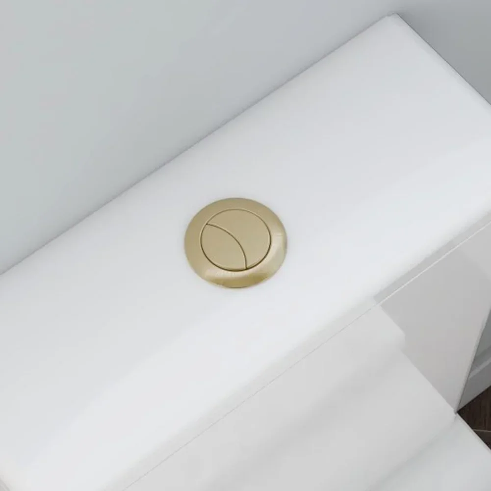 1pcs 38mm Brushed Brass Gold T - đánh giá và giá Toilet Flush Valve
