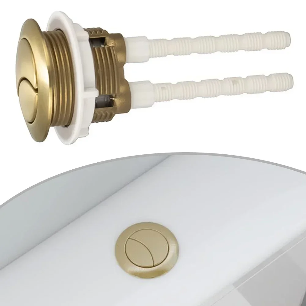 1pcs 38mm Brushed Brass Gold T - đánh giá và giá Toilet Flush Valve