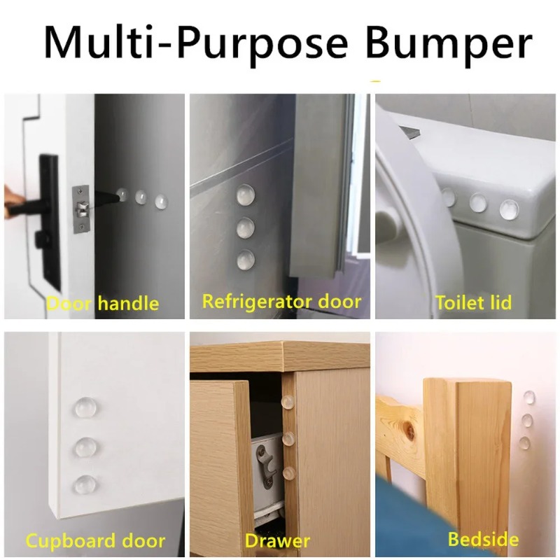100Pcs Self Adhesive Door Stop - đánh giá và giá Door Stopper Rubber