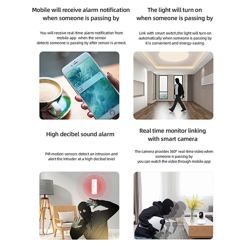 Tuya WiFi Zigbee PIR Motion Se - đánh giá và giá Home Improvement Hardware