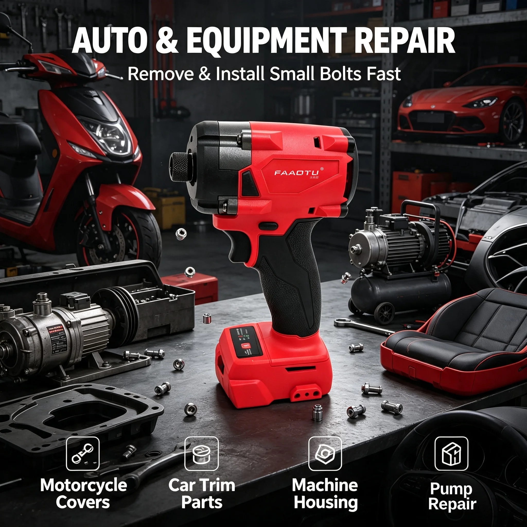 FAAOTU 18V Cordless Electric S - đánh giá và giá Home Improvement Diy