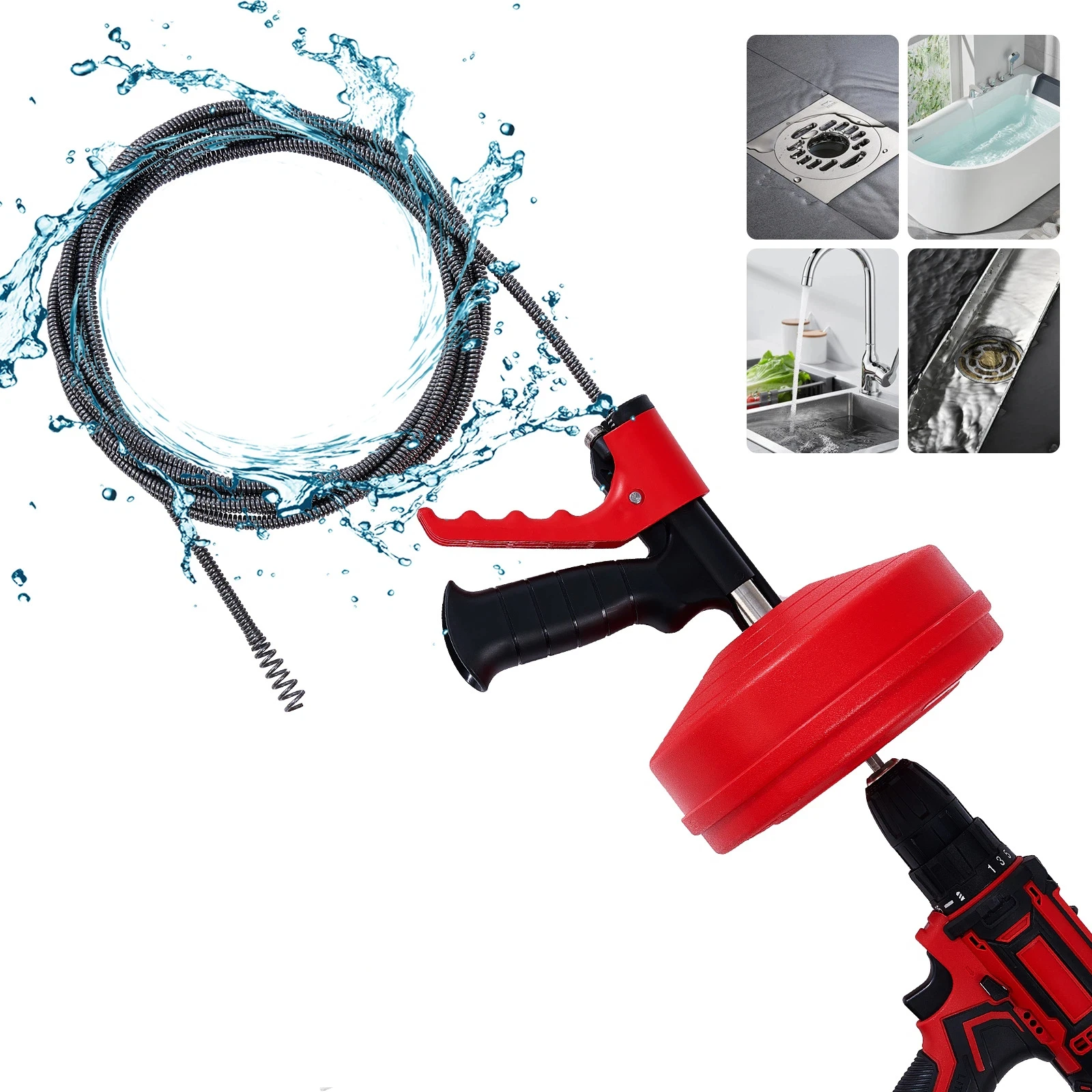 Professional Drain Snake Auger - đánh giá và giá Plumbing Snake Drain