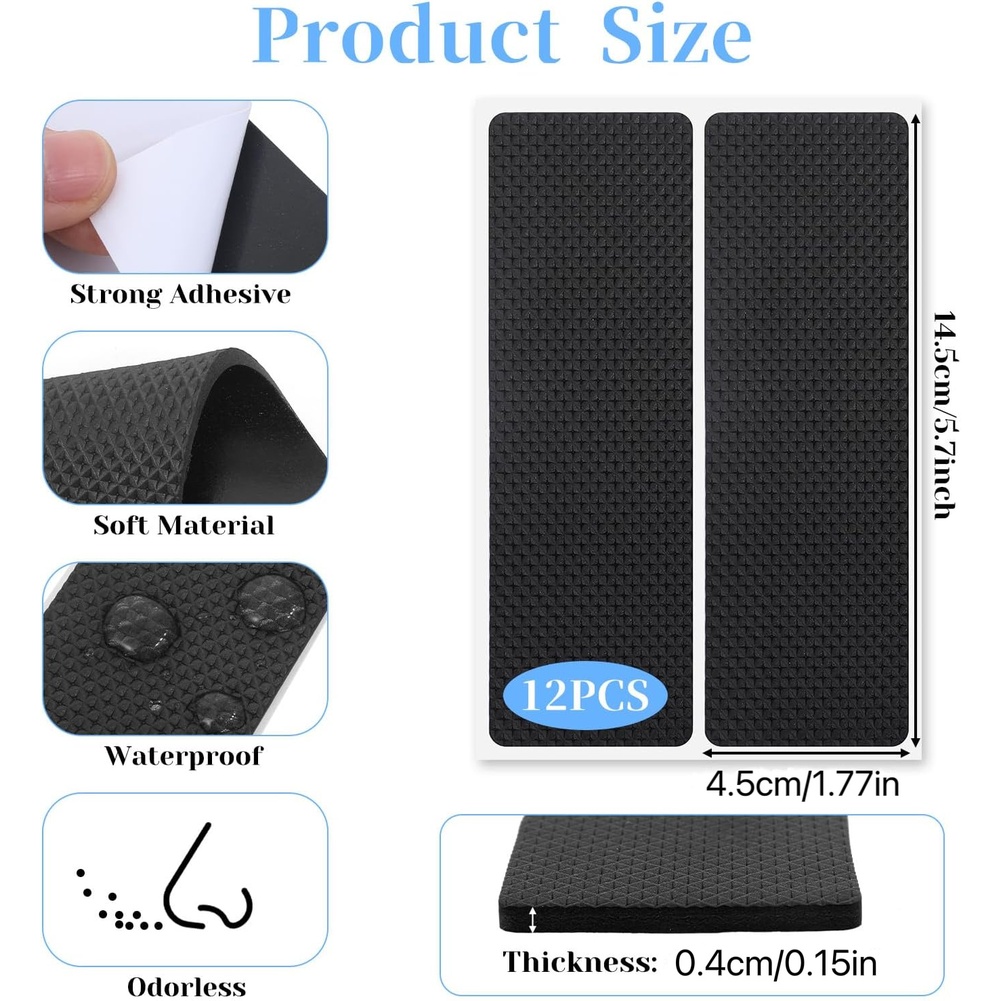 14.5x4.5cm Black EVA Non Slip  - đánh giá và giá Home Improvement Noise