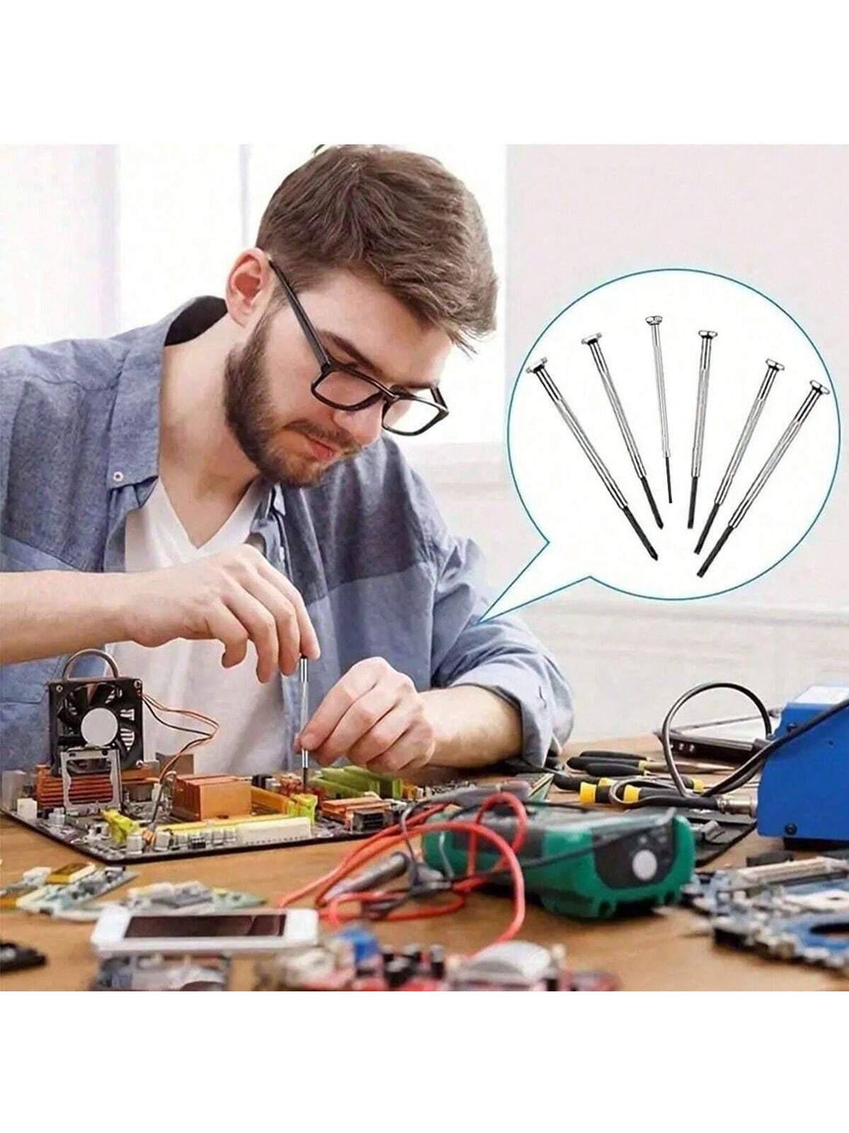 6pcs Screwdriver Set, Eyewear  - đánh giá và giá Screwdriver Set Precision