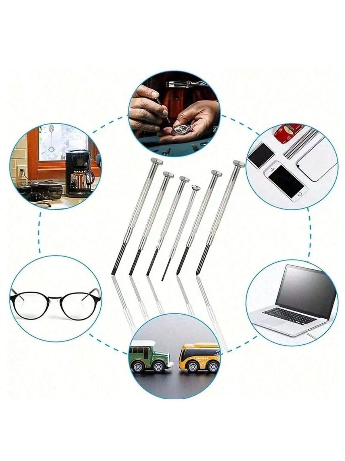6pcs Screwdriver Set, Eyewear  - đánh giá và giá Screwdriver Set Precision